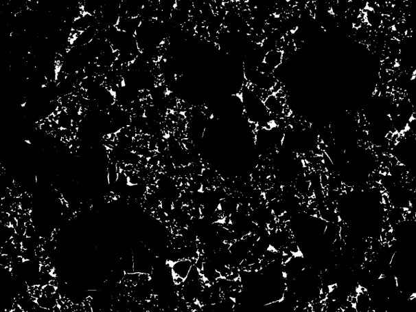 LPSCペレットの断面画像解析510MPa